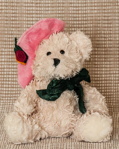 Pink Sunday Hat Bear - Lavender