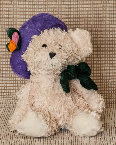 Purple Sunday Hat Bear - Butterscotch Candy