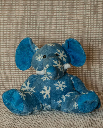 Snowflake Elephant Blue