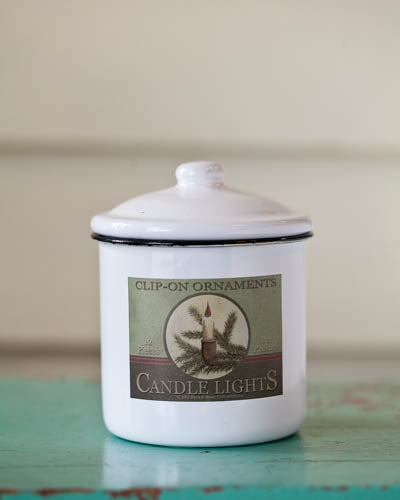 Soy Enamelware Cannister 10oz.. - Mulberry