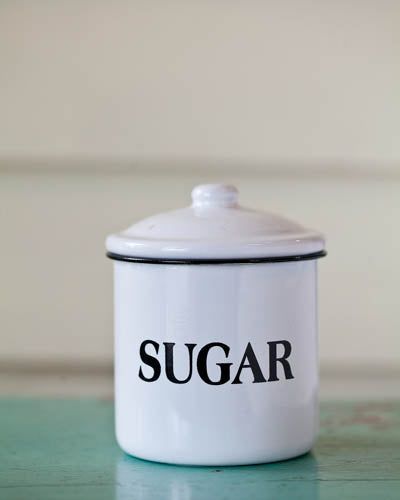 Soy Enamelware Cannister 10oz.. - Sugar Cookies