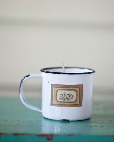 Soy Enamelware Cup 5oz. - Grandma's Kitchen