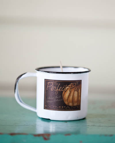 Soy Enamelware Cup 5oz. - Pumpkin Spice